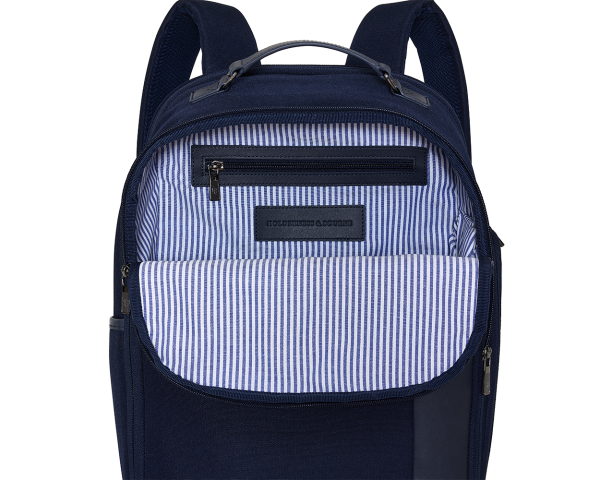 The Broughton Backpack: Navy Ballistic - Navy Embroidery Supply - Image 3