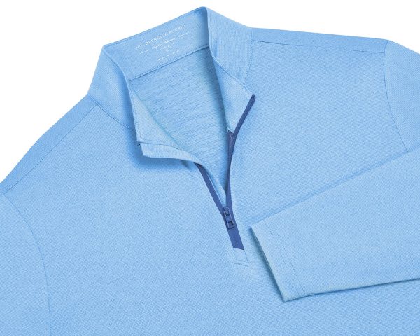 The Bell Pullover: Heathered Skye on Sale