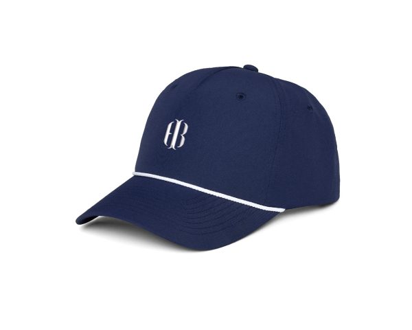 The Performance Rope Hat: Navy with White HB Icon Fashion - Image 2