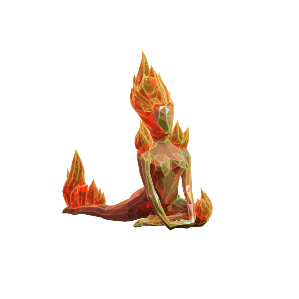 Fire Sprite Book Shelf Display Discount