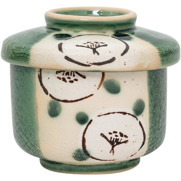 Handmade Oribe Camellia Chawanmushi Cup Sale