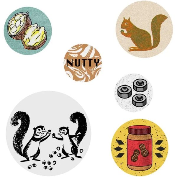 Pack of Buttons - Mixed Nuts Online