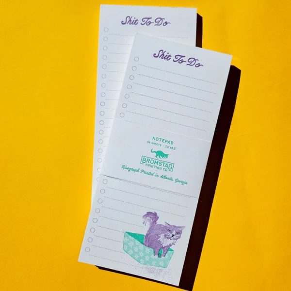 Shit To Do Risograph Notepad Sale - Image 2