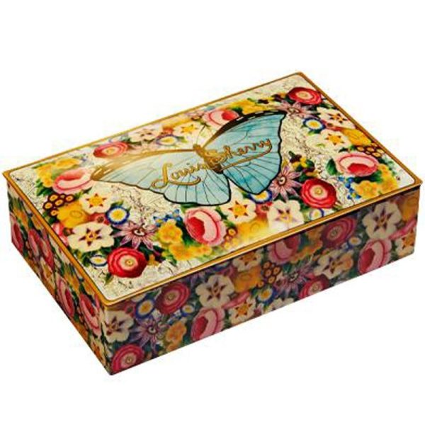 12 Piece Designer Candy Tin - John Derian Butterfly Hot on Sale